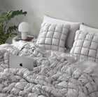 Silky Lyocell Puff Throw Pillow Sandstone