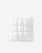 Silky Lyocell Puff Throw Pillow Sandstone