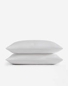 Pair of soft TENCEL Lyocell pillow shams in neutral color