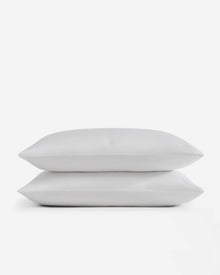 Pair of soft TENCEL Lyocell pillow shams in neutral color