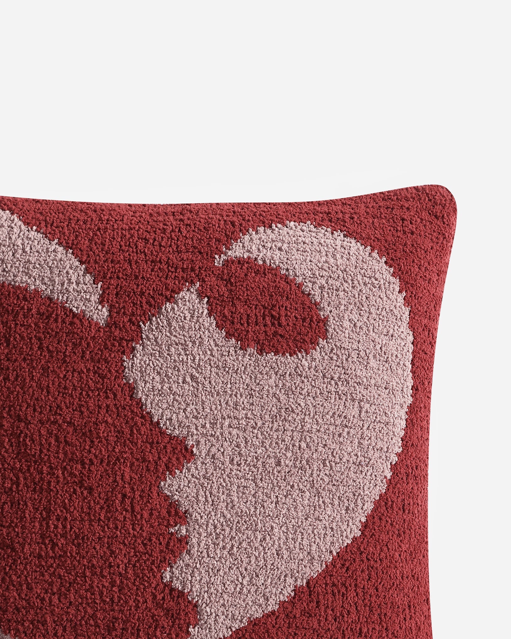 Artistic throw pillow with bold face design