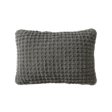 Snug Waffle Mini Pillow styled on sofa as accent piece