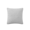 Snug Striped Euro Pillow styled on a modern bed
