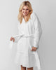 Snug Ribbed Cardigan Chestnut Clear White