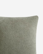 Memory foam-filled throw pillow with washable cover