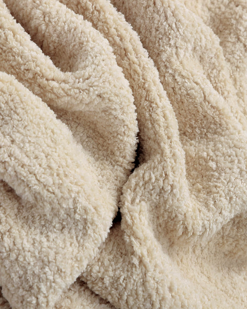Lightweight 60x48 Snug Lap Throw blanket on sofa