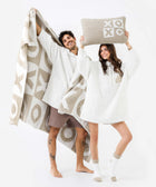 XOXO Checkerboard Of White Sahara Tan