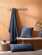 Oversized Snug Throw styled on a bed