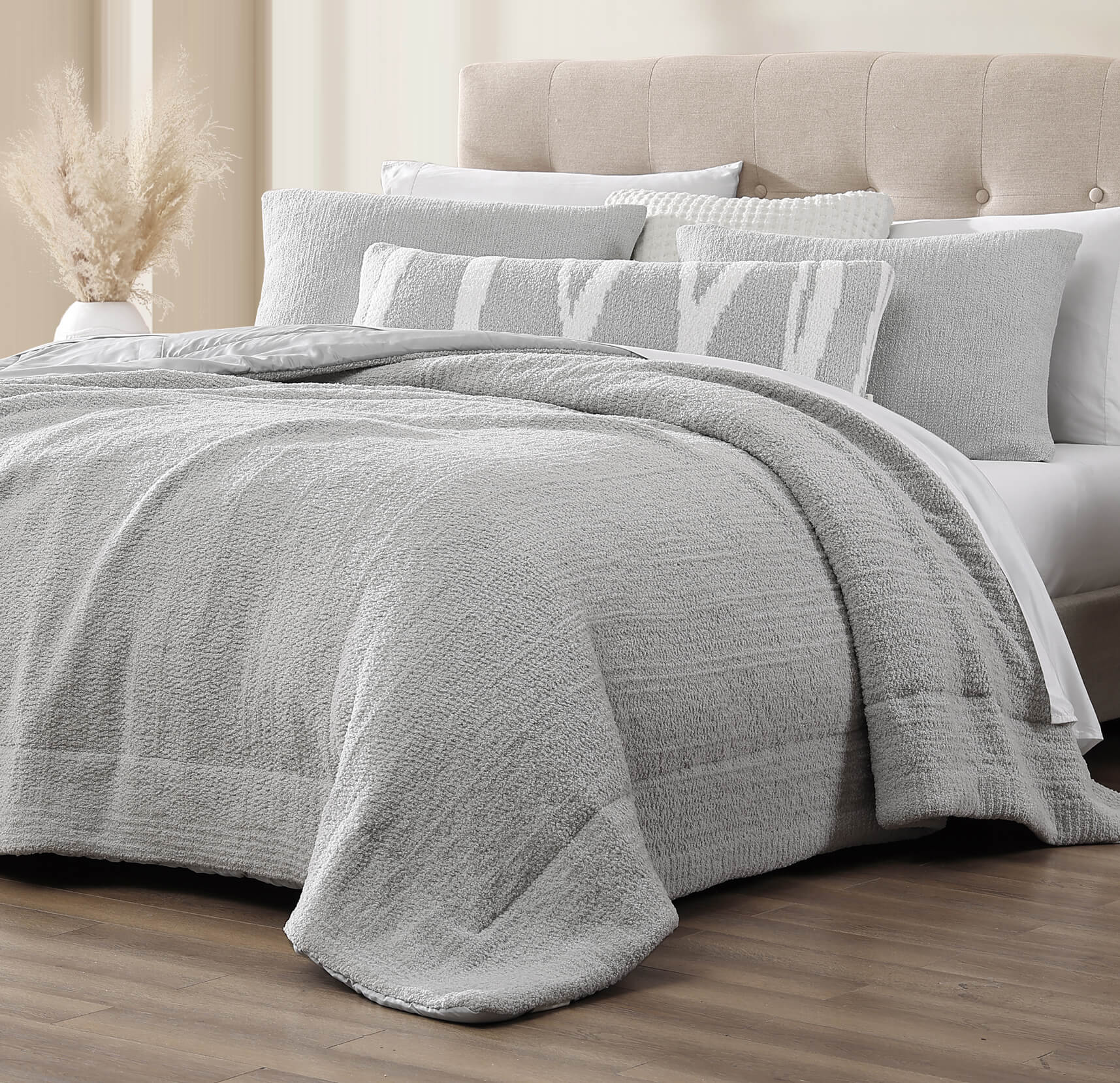 Snug Cooling Comforter Cloud Gray
