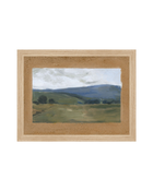 Countryside Vignettes III green landscape art print, view 2