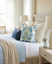 Tybee Tree blue green pillow design inspiration