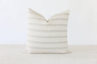 Tatum Stripe Grey Throw Pillow