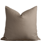 Leme taupe solid pillow cover from the Ashford set