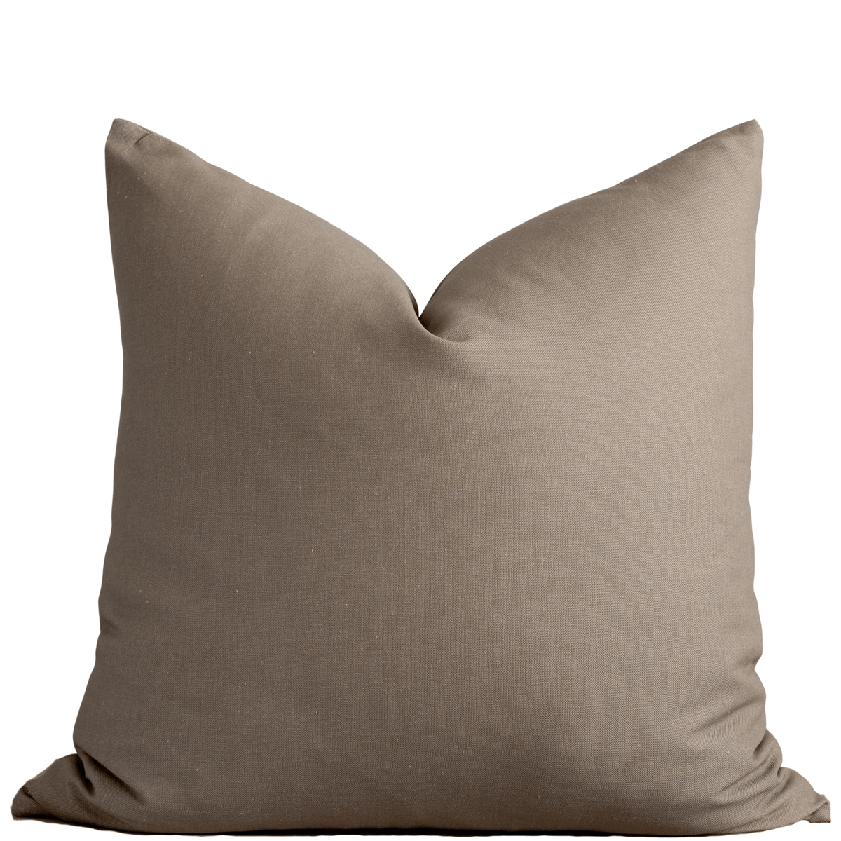 Leme taupe solid pillow cover from the Henley set