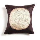 Shunya Gold shibori print mulberry silk pillow cover, 20x20 – One Affirmation