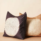 Shunya Gold shibori print mulberry silk pillow cover, 20x20 – One Affirmation