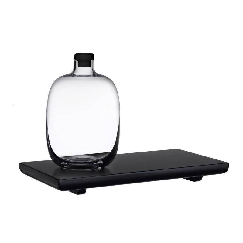Scandinavian design whisky bottle with wooden tray – NUDE Glass