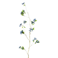 42 inch Artificial blue berry vine with clustered berries