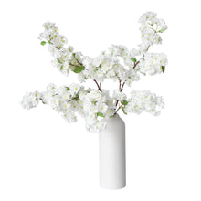40 inch Artificial cherry blossom branch stem with cream blooms