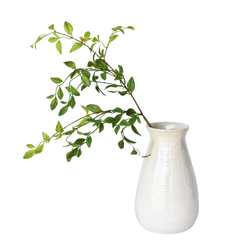 32 inch Artificial nandina leaf stem with 70 leaves