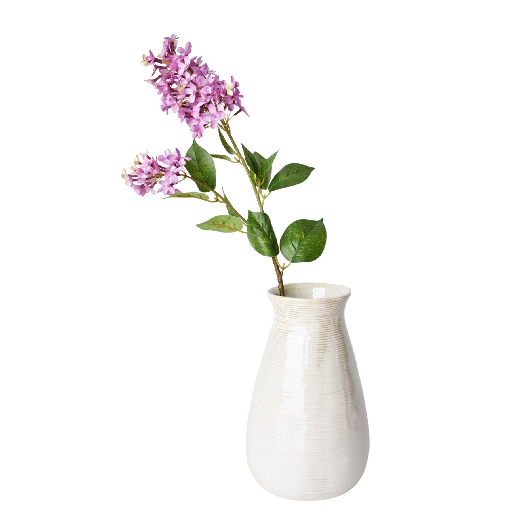 28.5 inch Artificial English lilac stem in light purple