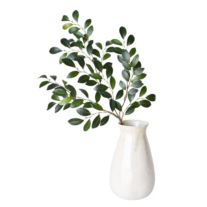 26 inch Artificial ruscus leaf stem with 70+ green leaves