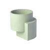 Medium polished concrete Platform Planter fits 6 inch pot