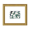 White Blossoms at Midnight fine art print with oversized mat