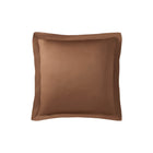 Natural Premium Bamboo Euro Sham in ivory on bed