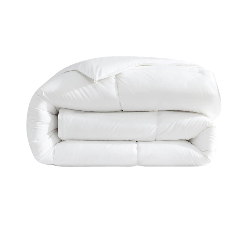 Down Alternative Duvet Insert on a neatly made bed