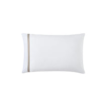 Frame Premium Bamboo Pillowcase Set with border detail in neutral hues