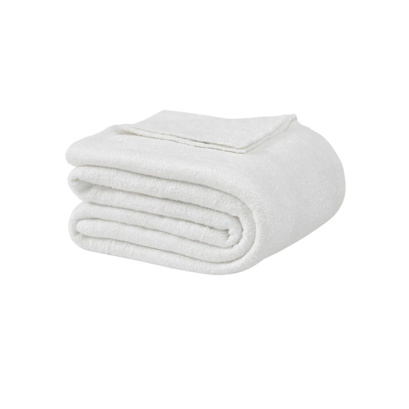 Cloud Silque Bed Blanket draped elegantly over a Queen bed