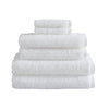 Plush Towel Set stacked neatly in bathroom