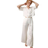 Washable Silk High Rise Pant Set