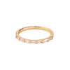 Baguette Half Eternity Ring