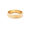 Golden Orbit Hammered Ring