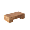 Handmade Teak Riser | Rectangle Display Tray for Home Decor