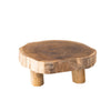 Teak Riser | Primitive Live Edge Wood Display