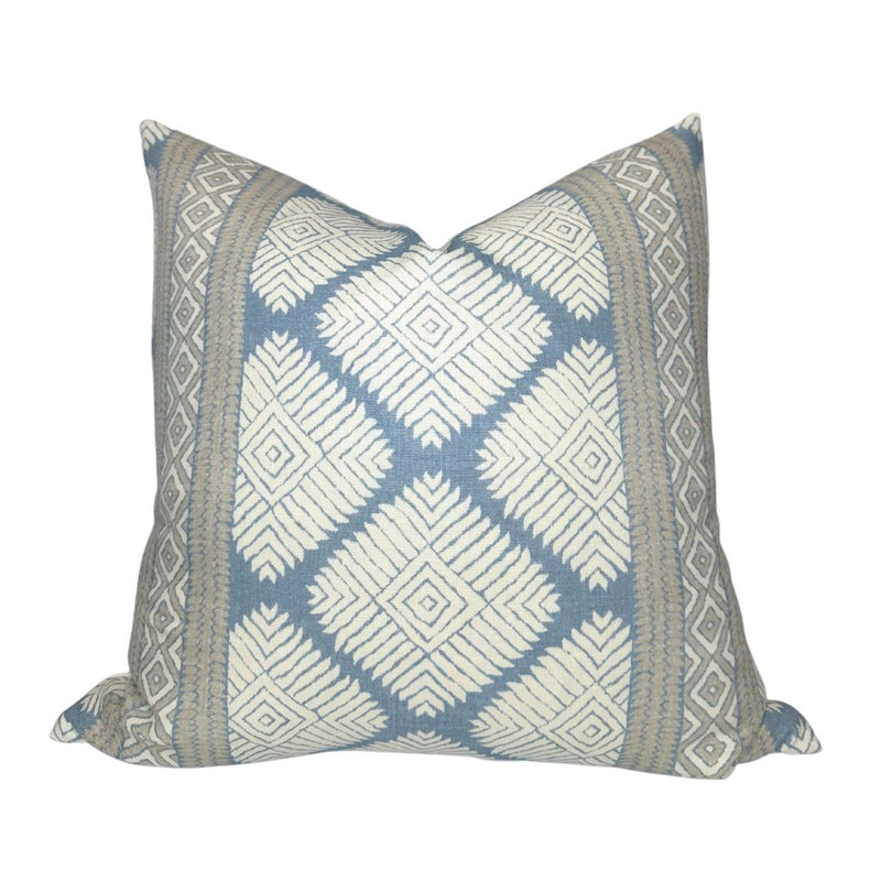 Austin Pillow Cover in Blue