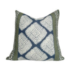 Austin Pillow Cover in Bluestone + Green