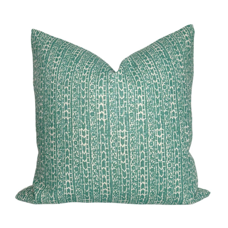 Char Pillow Cover in Nile, Peter Dunham Textiles