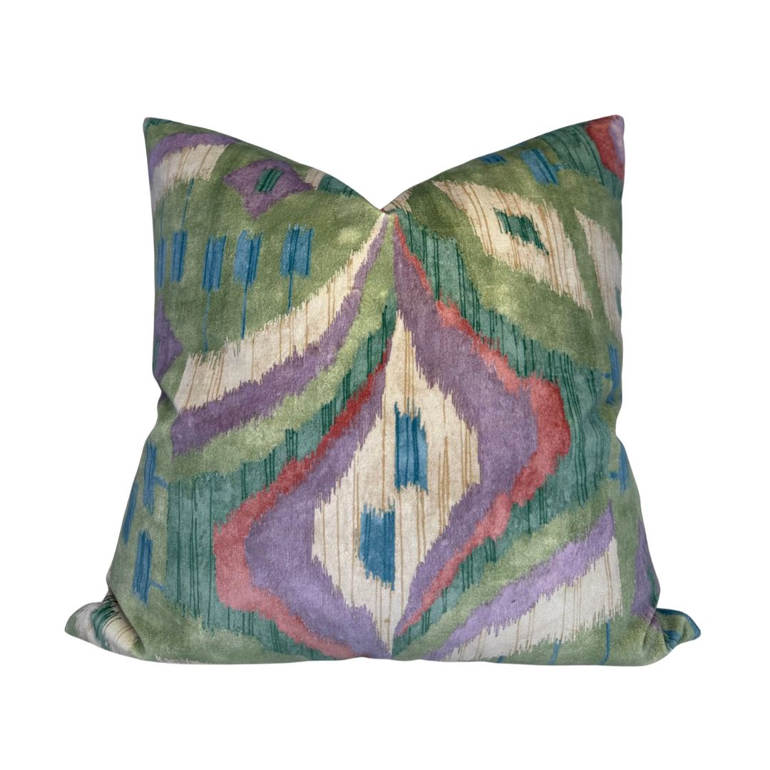 Artesian Velvet Pillow Cover in Wild Sage