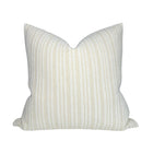 Divide Woven Pillow Cover in Ecru, Christopher Farr Textiles