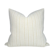 Divide Woven Pillow Cover in Ecru, Christopher Farr Textiles