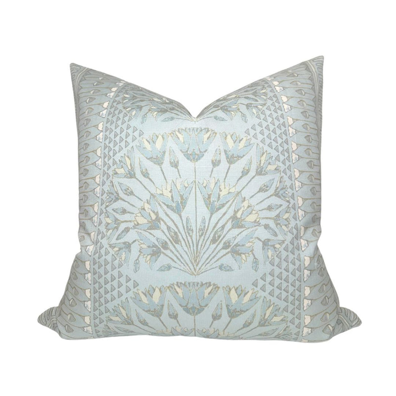 Cairo Pillow Cover in Spa Blue