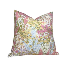 Fleur Linen Pillow Cover in Blush