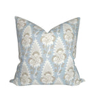Cornwall Floral Pillow Cover in Sky Blue