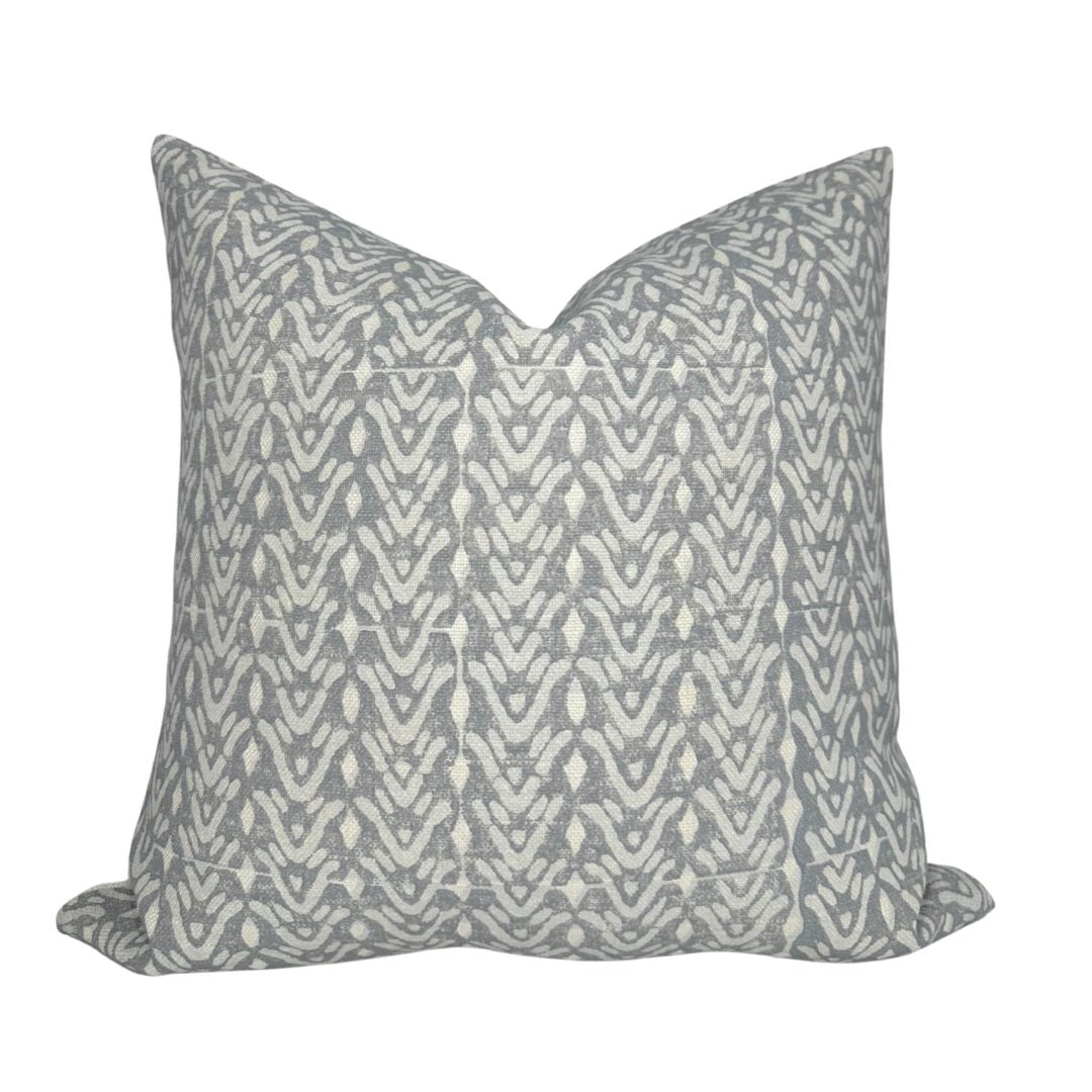 Bellflower Pillow Cover in Cadet