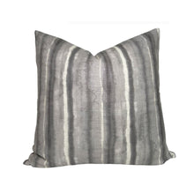 Kumo Stripe Pillow Cover in Charcoal