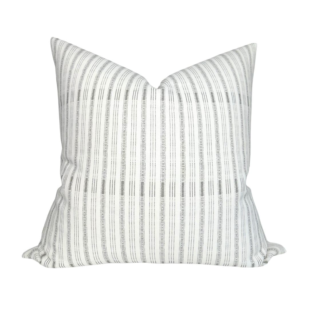 ILU Pillow Cover in Charcoal, Susan Connor Textiles
